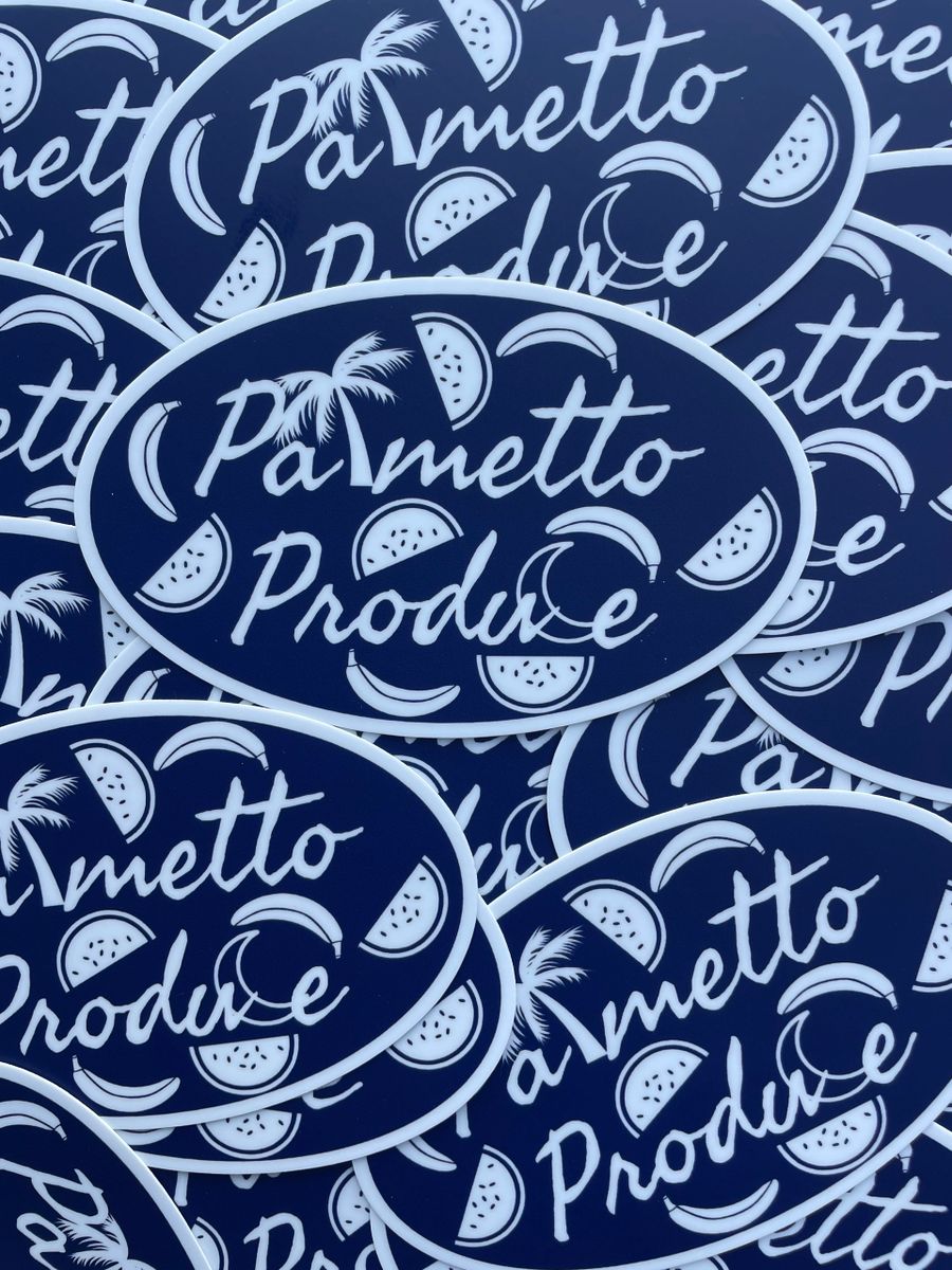 Palmetto Produce Sticker
