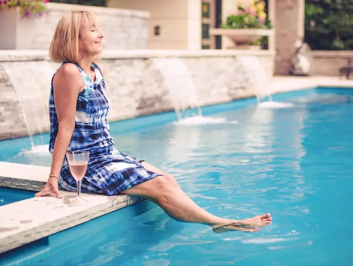 Women relaxing