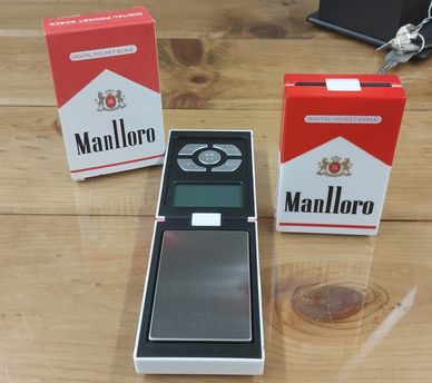 Marlboro Cigarette Box Digital Pocket Scale