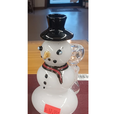 SILICONE CLOWN AND GLASS SNOWMAN BONGS