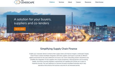Website  and UX copy for Lendscape.