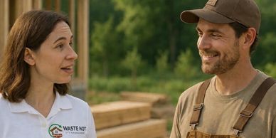 Waste Not collaborates with tradespeople to integrate sustainable practices into everyday site opera