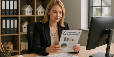 Our waste reporting allows customers to reduce their construction costs