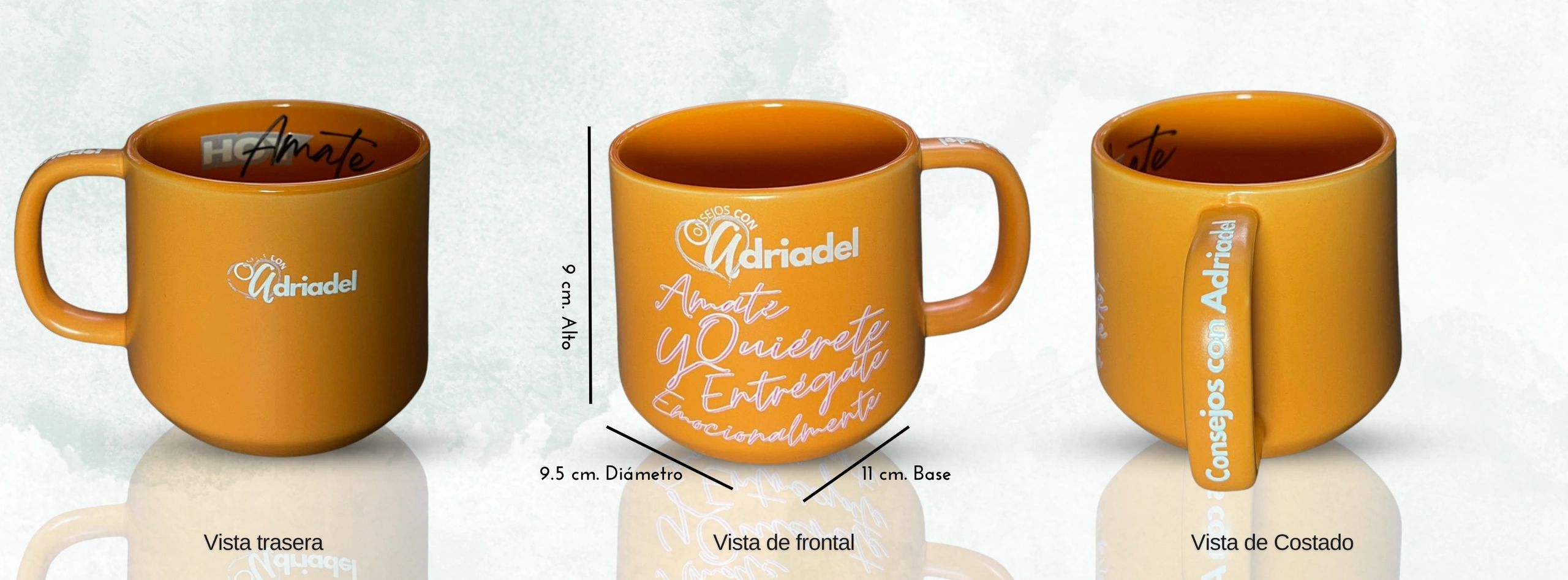 Taza de Cerámica Naranja