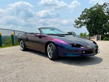1997 Camaro Wrapped in 3M gloss flip deep space