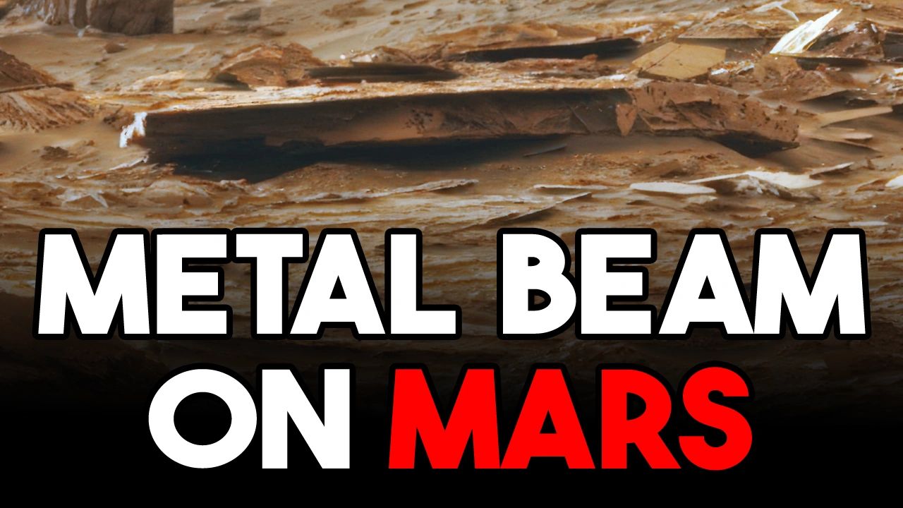 Metal Beam on Mars