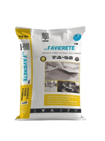 Bag of RJS Favicrete tile adhesive TA-02.