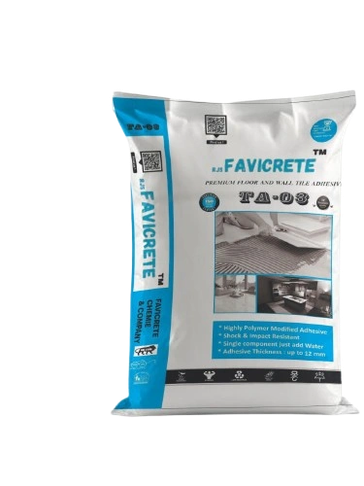 Bag of Favicrete Premium Floor and Wall Tile Adhesive.