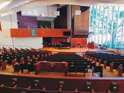 Piano recital venue First United Universalist Church of San Diego.