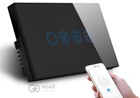 Glass Touch WiFi Smart Home Automation Fan Switch