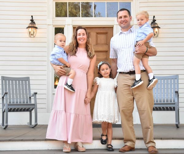 Christian family located in  Roswell, Georgia happy with their life & health insurance coverage