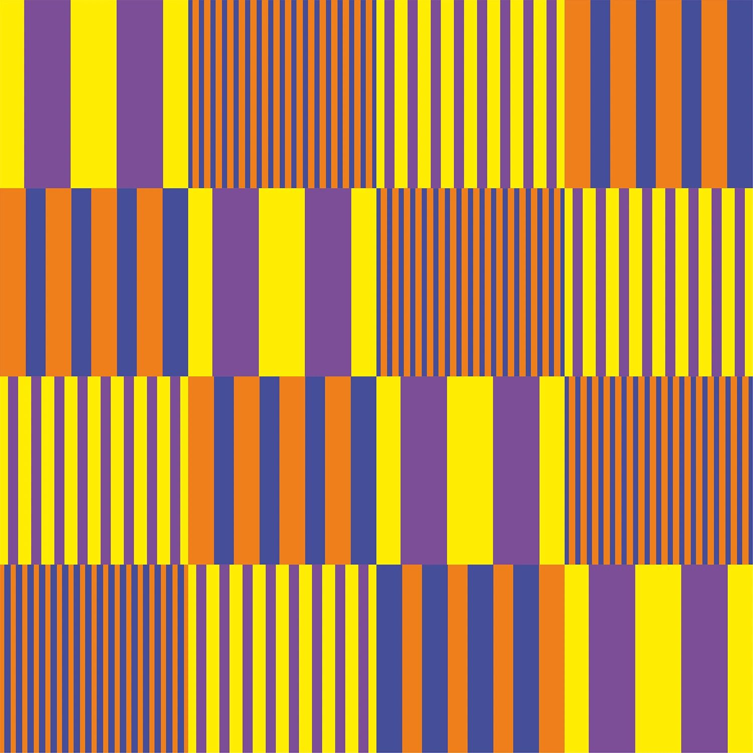 "Contemporary illusion art print designed to engage perception and relax the mind"