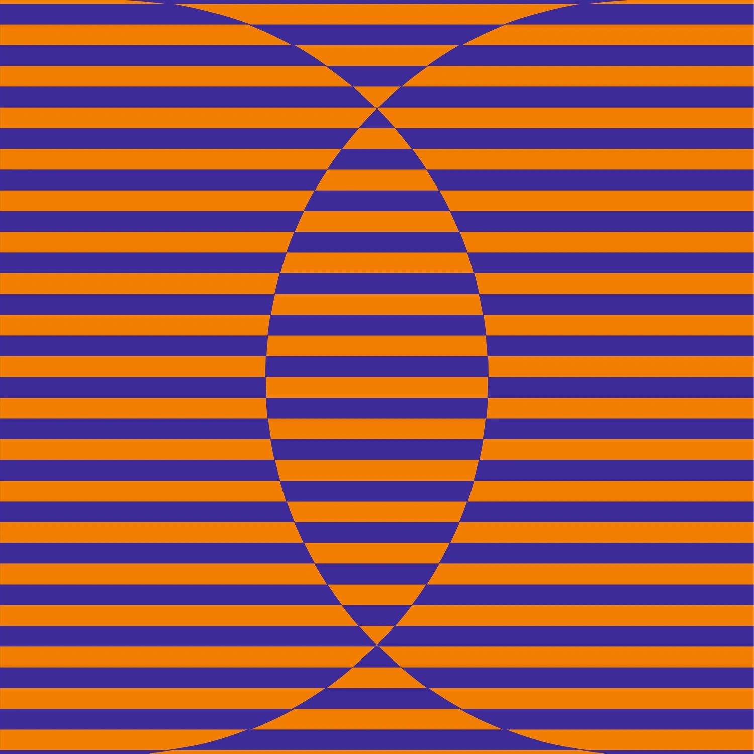 "Geometric illusion art print creating 3D tunnel effect – mind-bending wall décor"