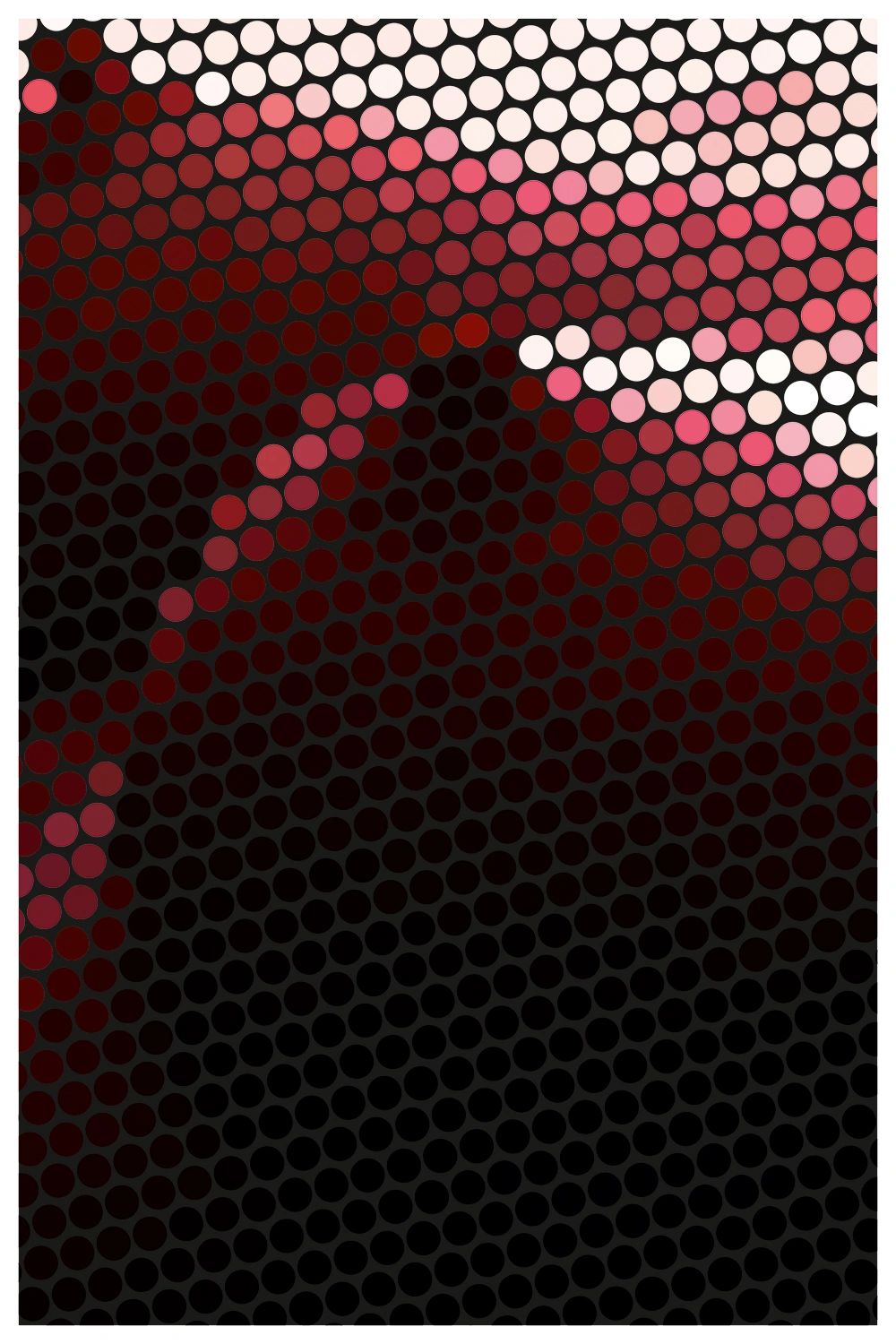"Bold red and black sensual artwork – contemporary erotic canvas print"