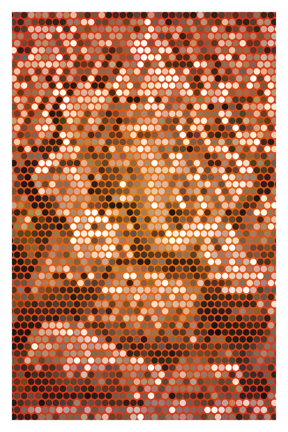 "Modern abstract pattern art print in blue and gold – geometric wall décor for home"