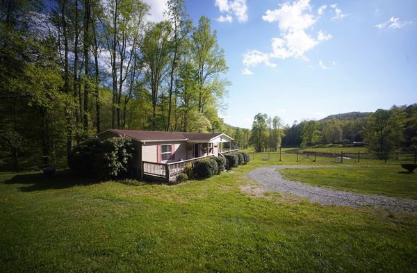 A view of the guest cottage
