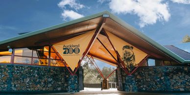 Auckland Zoo front entrance 