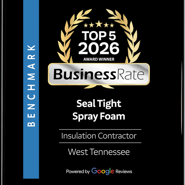 Top 5 Insulation Contractor in West Tennessee- Seal Tight Spray Foam- Plaque