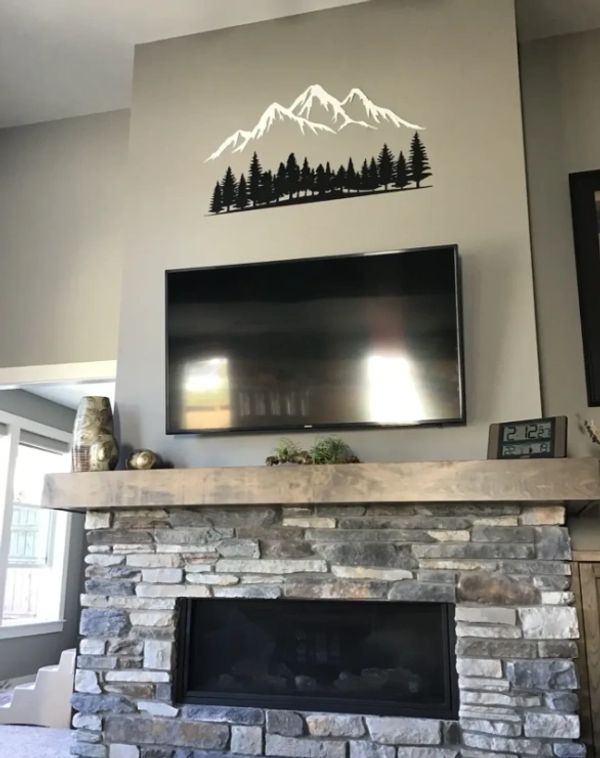 42" Mountain & Trees 