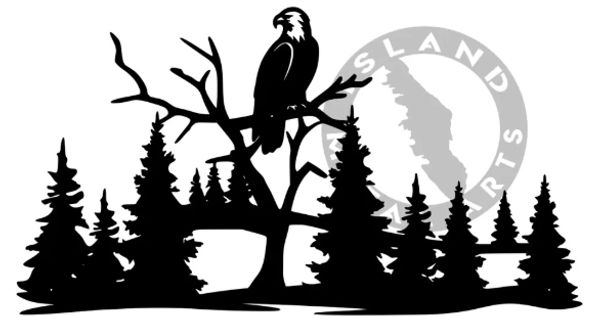 Perched Eagle