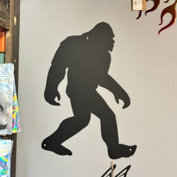 sasquatch, or big foot, island metal arts