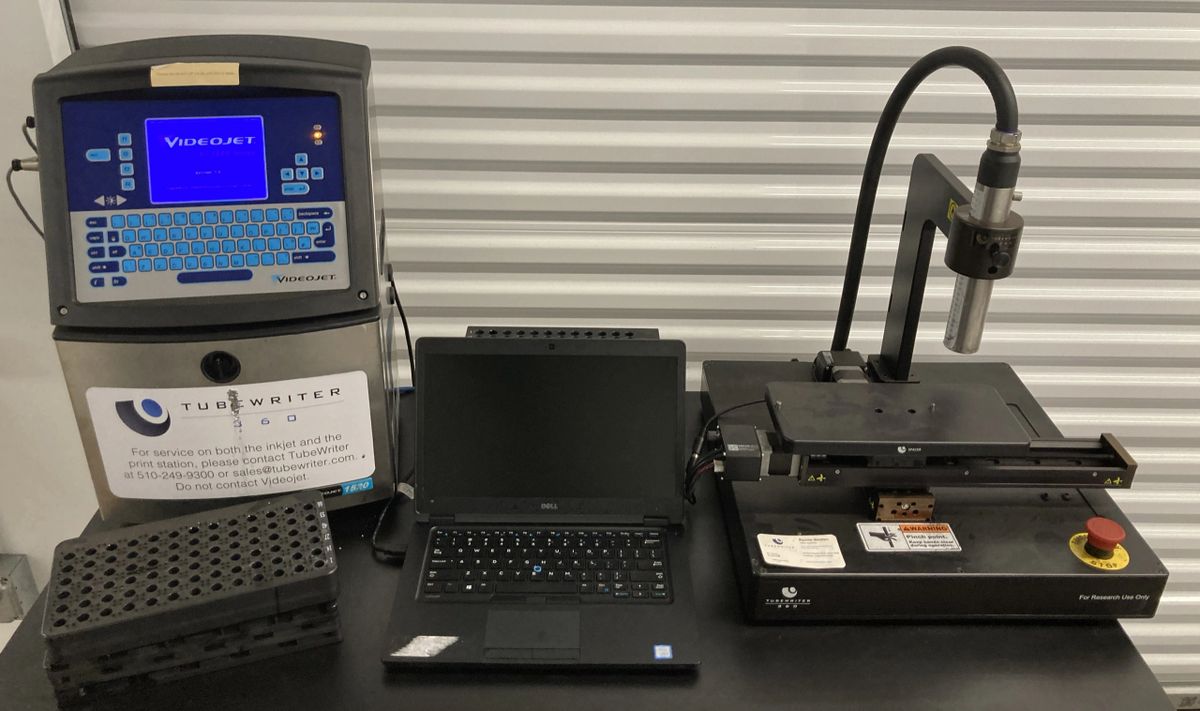 California Advanced Labeling TubeWriter 360 Automated Labeling System w ...