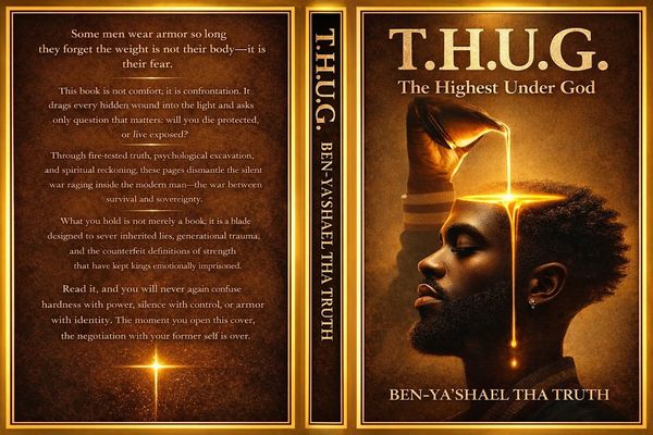 T.H.U.G. The Highest Under God (Book Cover) Author: Ben Ya'Shael ThaTruth.