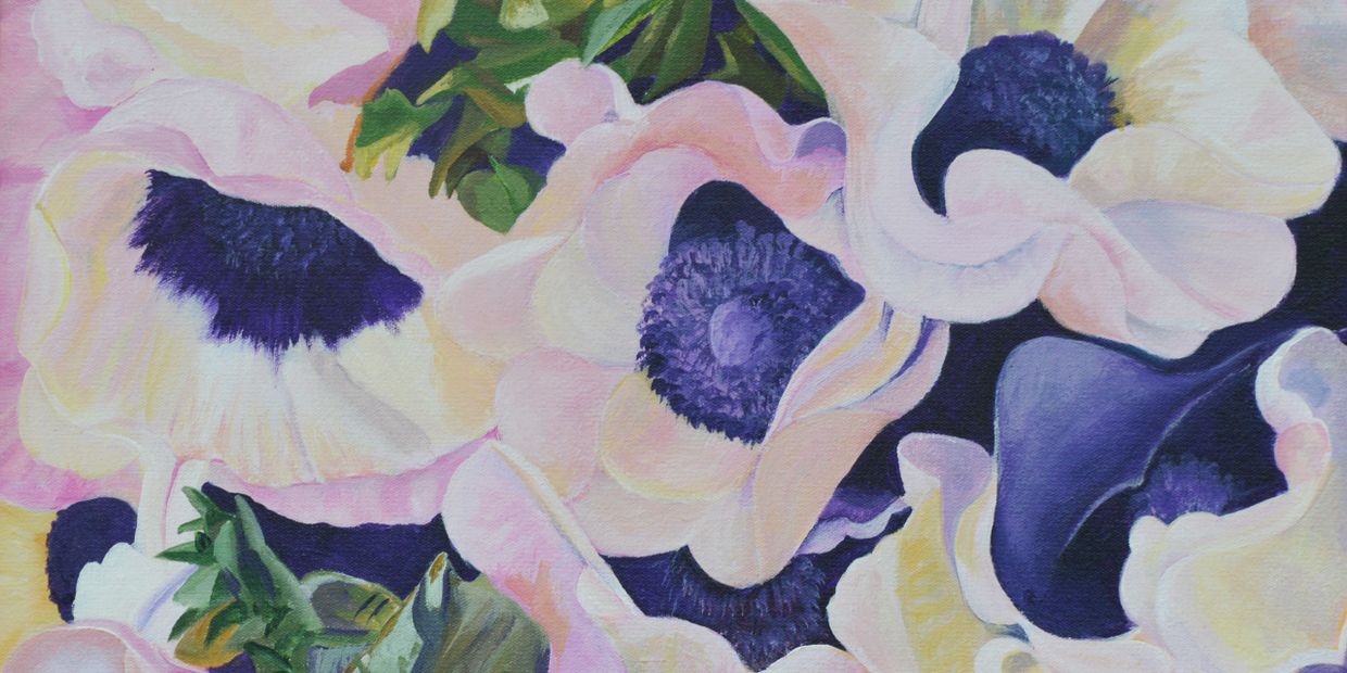 Anemones painting by Ann Meyer