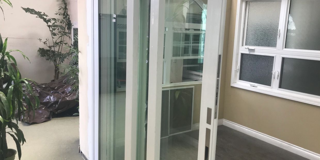 2 panel motion patio door 