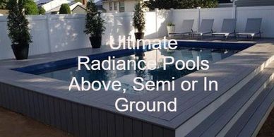  Radiant Insulated Pools. Above Ground, Semi Inground, Fully Inground, Rectangle Pools 