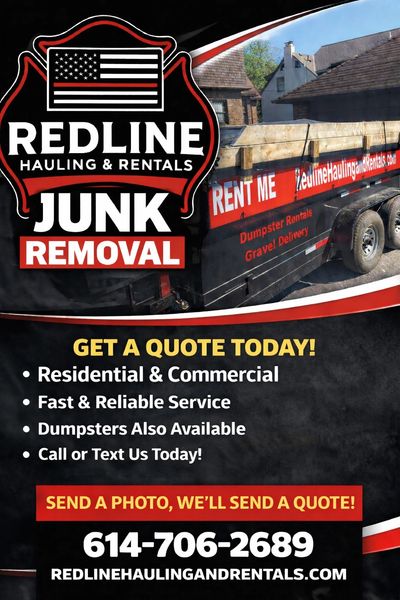 Junk Removal and Furniture Hauling in Westerville Ohio - Redline Hauling