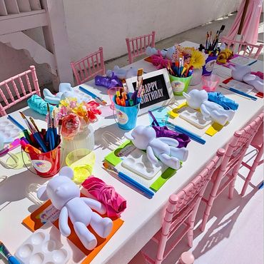 bear painting party San Fernando Valley
