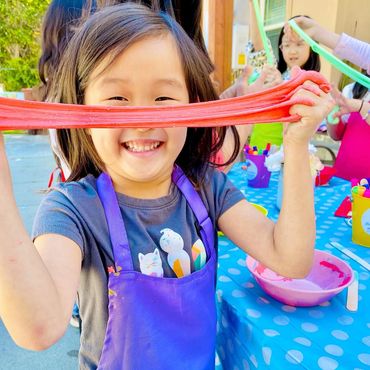 colorful slime party for kids Los Angeles