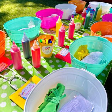 mobile tie dye party LA
