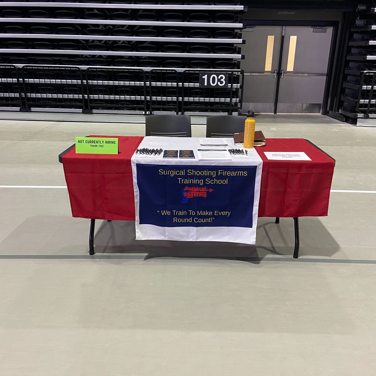 Here is our table at the recent Forney Job Fair!!! What a blast that we had meeting all of the job s