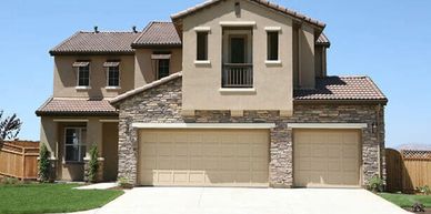 Stucco Repainted Home
