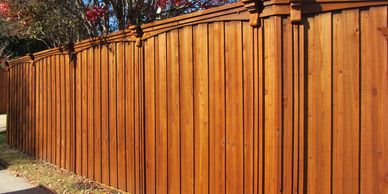 Stained Fence
