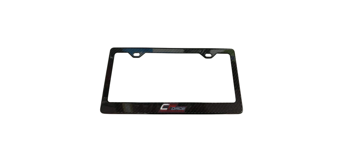 CForce Performance Carbon Fiber Licence Plate Frame