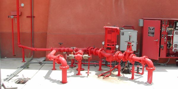 rooftop fire protection system