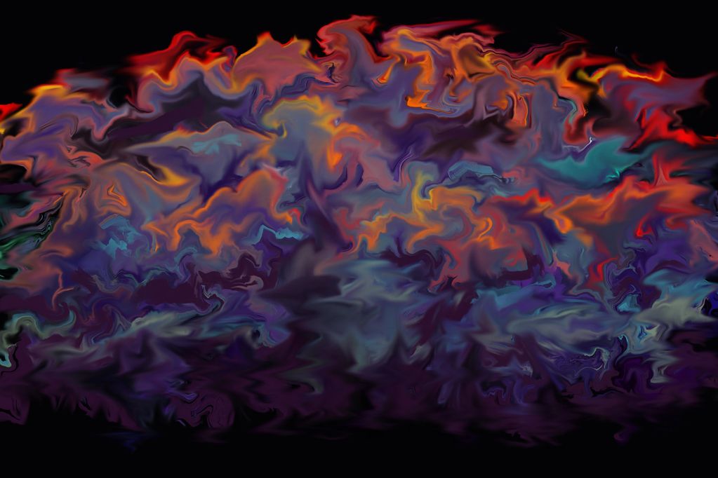 "Beautiful Sky" - color study of dramatic cloud lighting. Only one will ever be minted.