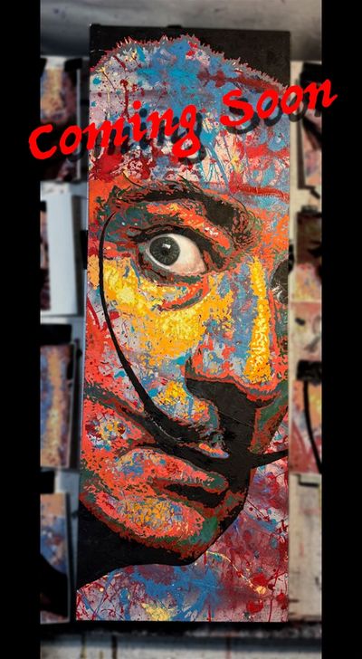 Salvador Dali original art by T. Noll