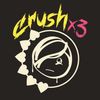 Stylized logo with the text 'Crush x3' and a cartoon face in a circular frame.