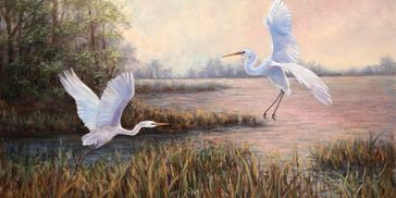 Christine Drewyer's work expresses her love of the land and all its creatures
