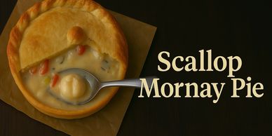 Scallop Mornay Pie, 500g | Serves Two