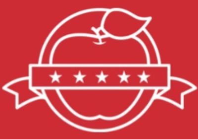 The Red Apple Buffet Chicago, logo. Neighbor Proof Marketing