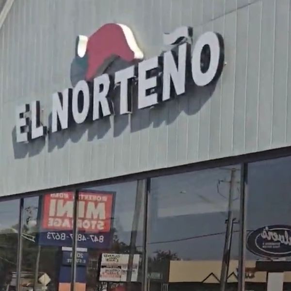 El Norteno Island Lake Illinois State Route 176 Authentic Mexican Restauant store front