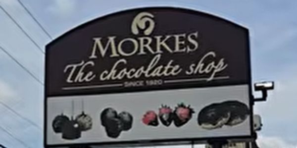 Morkes Chocolates Logo Palatine, Illinois Neighbor Proof Marketing