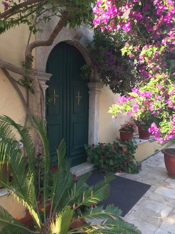 The Monastery of Paleokastritsa in Corfu