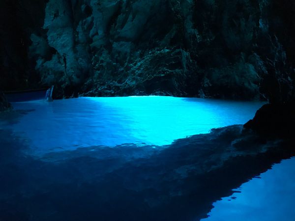 Blue Cave, Bisevo Island, Croatia