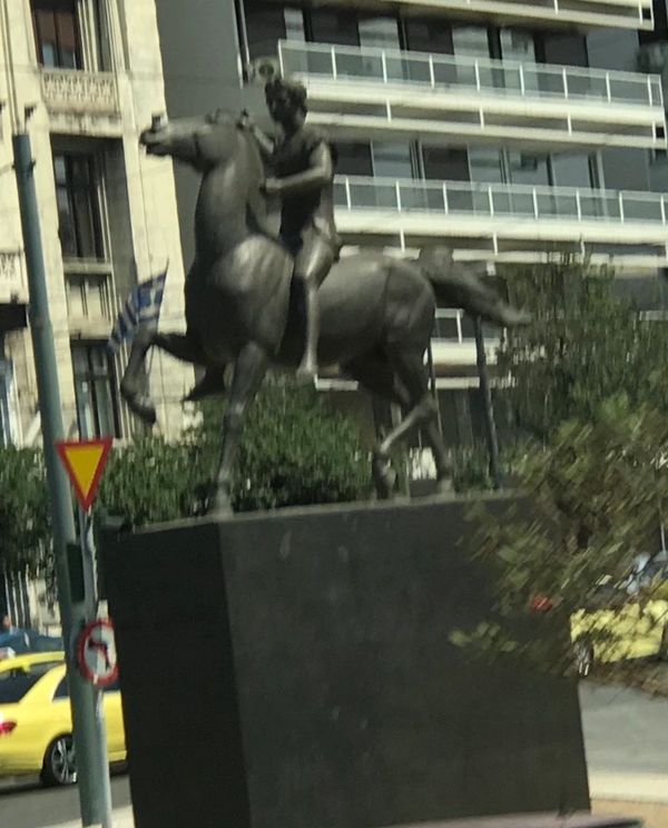 Athens, Greece
The statue of Alexander the Great riding his horse.